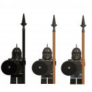 3pcs Shadow Army of the Unsullied Minifigures Lego Compatible Game Movie Sets