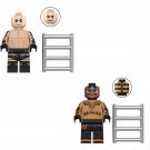 Rey Mysterio and Randy Orton Minifigures Lego Compatible Wrestling competition Set