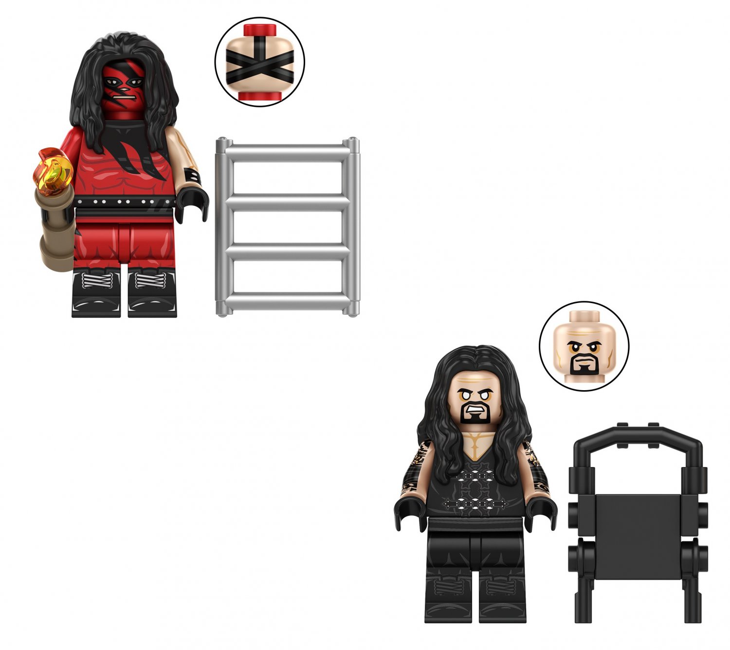Kane and Undertaker Minifigures Lego Compatible Wrestling competition Set &iuml;&raquo;&iquest;