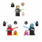 Luke Skywalker Darth Malak Barriss Offee Minifigures Lego Compatible Star Wars movie Set