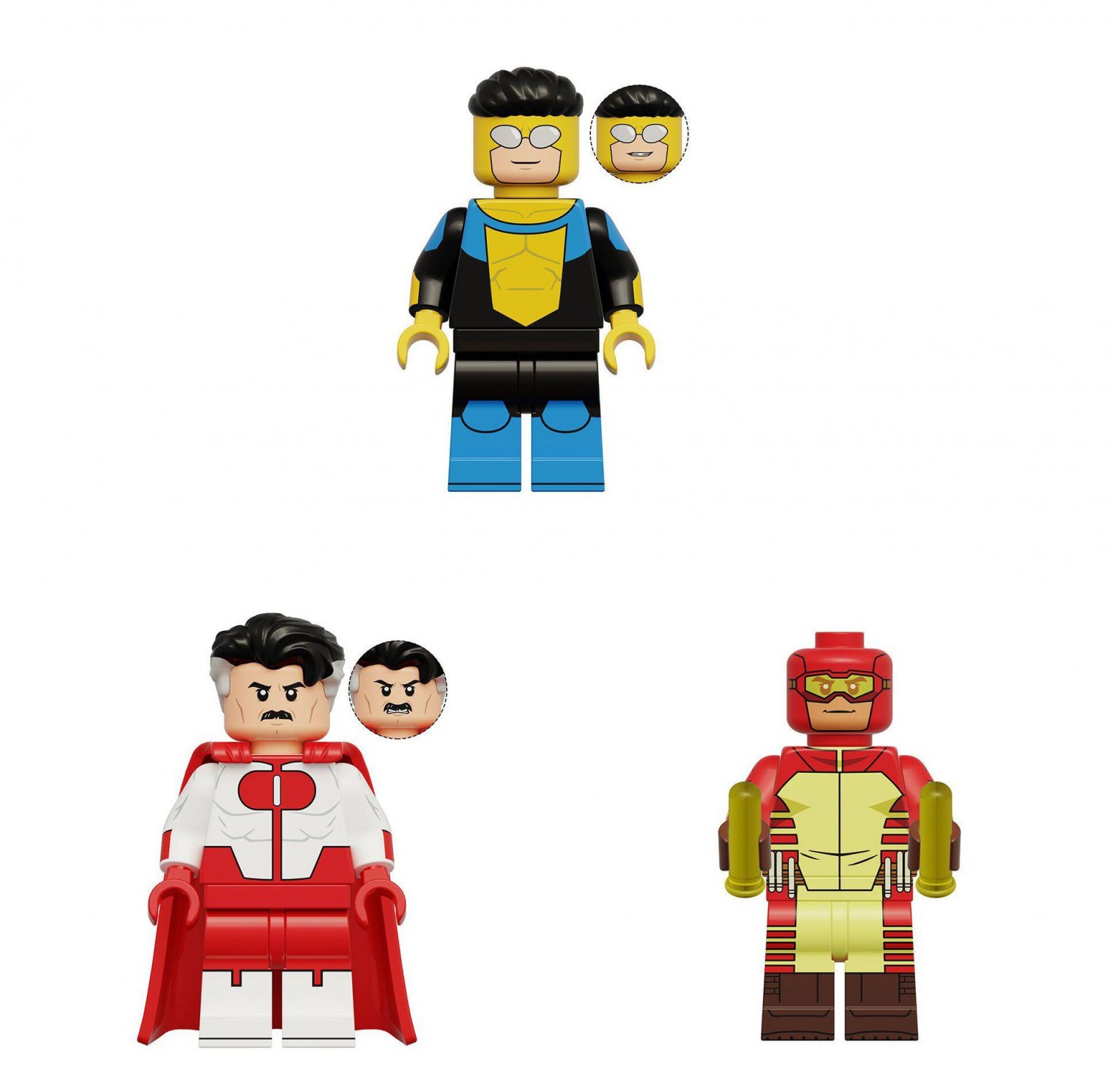 Rex Mason Omni-Man Invincible Minifigures Lego Compatible Invincible Season 4 Set
