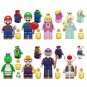 Luigi Princess Peach Princess Rosalina Yoshi Wario Minifigures Lego Compatible The Super Mario Set