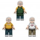 3pcs Sakamoto Taro Work Uniform Minifigures Lego Compatible Sakamoto Days 2 Set