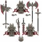 3pcs Silvery Heavy Batman Berserk Minifigures Lego Compatible Batman movie Set