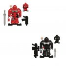 Blood Angels and Raven Guard Minifigures Lego Compatible Space Marine Set