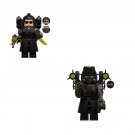 Commander Hugo and Gangster Toilet Minifigures Lego Compatible Skibidi Toilet Set