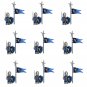 9pcs Black Falcon Knight Minifigures Lego Compatible Medieval Knight Set