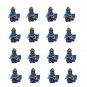 16pcs French Knight Legion Minifigures Lego Compatible Medieval Knight Set