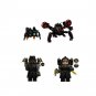 Spider Monitors Gangster Toilet Commander Hugo Minifigures Lego Compatible Skibidi Toilet Set