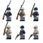 Pvt.Inf Cpl. Cav. Cpl. Sgt. Minifigures Lego Compatible American Civil War Set