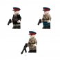 Russian Interior Ministry Second Lieutenant Minifigures Lego Compatible WW2 military Set