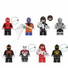 Spider-Girl Armored Spiderman Ultimate Spider-Woman Minifigures Lego Compatible New Spider-Man Set