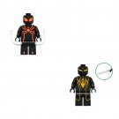 Spider-Man Big Time Stealth Suit and Spider Armor MK II Minifigures Lego Compatible Spider-Man Set