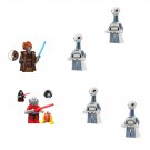 Darth Malak Plo Koon and Kaminoan Minifigures Lego Compatible Star Wars Movie Set