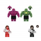 Ultimate Spider-Woman Spider-Girl Infinite Hulk Minifigures Lego Compatible The New Avengers Set