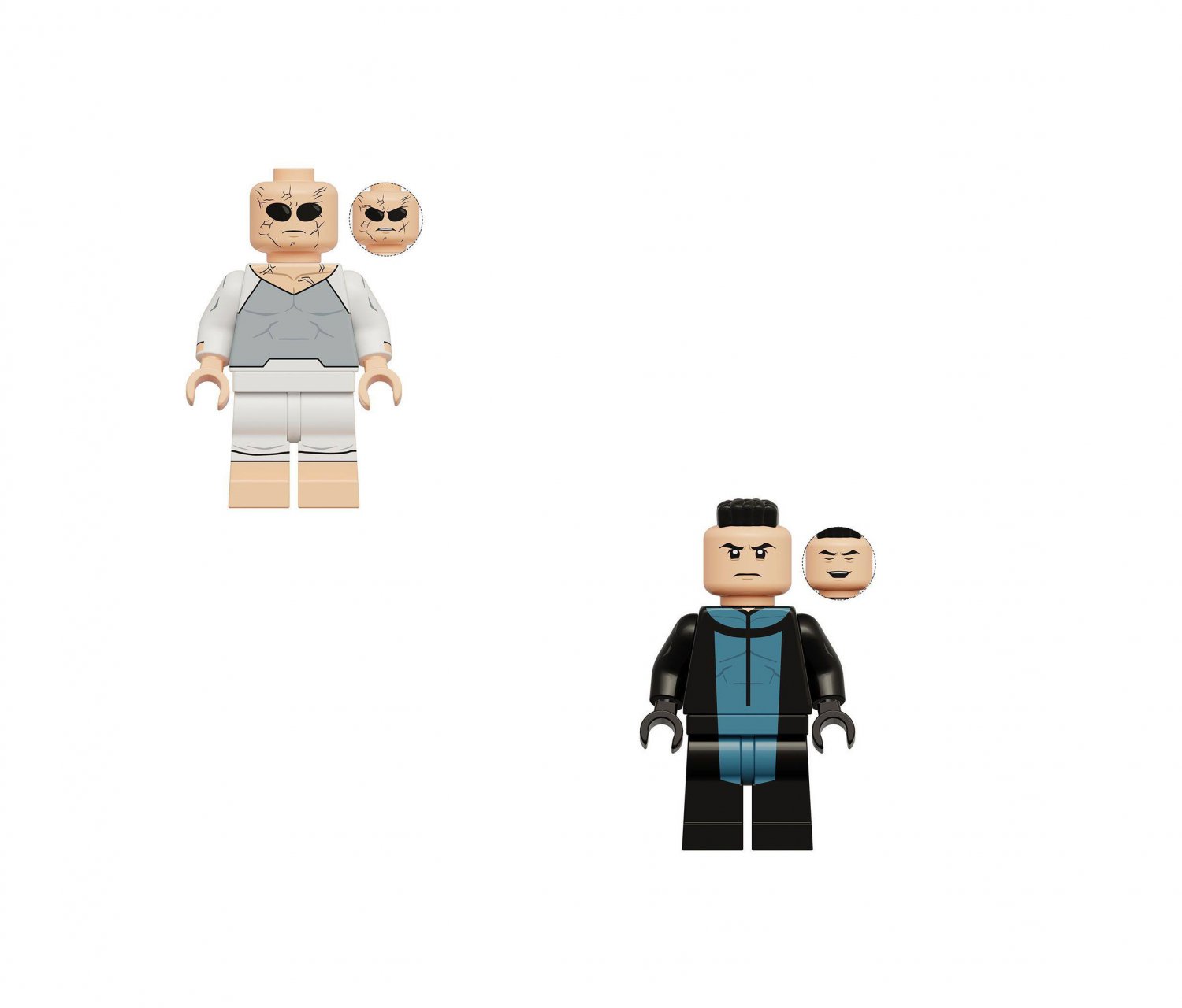Mohawk Mark and Prisoner Mark Minifigures Lego Compatible Invincible Season 4 Set