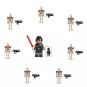 Security Droid VS Darth Devastator Minifigures Lego Compatible Star Wars movie Set