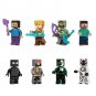 HIM Steve Alex null Necro Knight Terror Knight Minifigures Lego Compatible Minecraft Set
