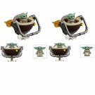 2pcs Baby Yoda Grogu with Hover Pram Minifigures Lego Compatible 2026 The Mandalorian Set