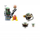 Boba Fett and Grogu with Hover Pram Minifigures Lego Compatible 2026 Star Wars Set