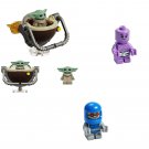 Baby Yoda Thanos baby Darkseid baby Minifigures Lego Compatible American movies Set