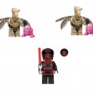3pcs Geonosian Warrior and Darth Talon Minifigures Lego Compatible Star Wars movie Sets