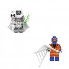 Flipside Spider-Man and God Emperor Doom Minifigures Lego Compatible The Avengers Set