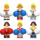 World Cup Cheerleading Squad ‌Three-Dimensional‌ Minifigures Lego Compatible Football Set