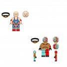 Kurt Angle and Rey Mysterio Minifigures Lego Compatible Professional Wrestler Set