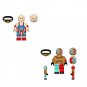 Kurt Angle and Rey Mysterio Minifigures Lego Compatible Professional Wrestler Set