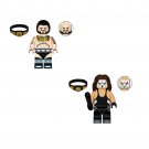 CM Punk and Sting Minifigures Lego Compatible Professional Wrestler Set