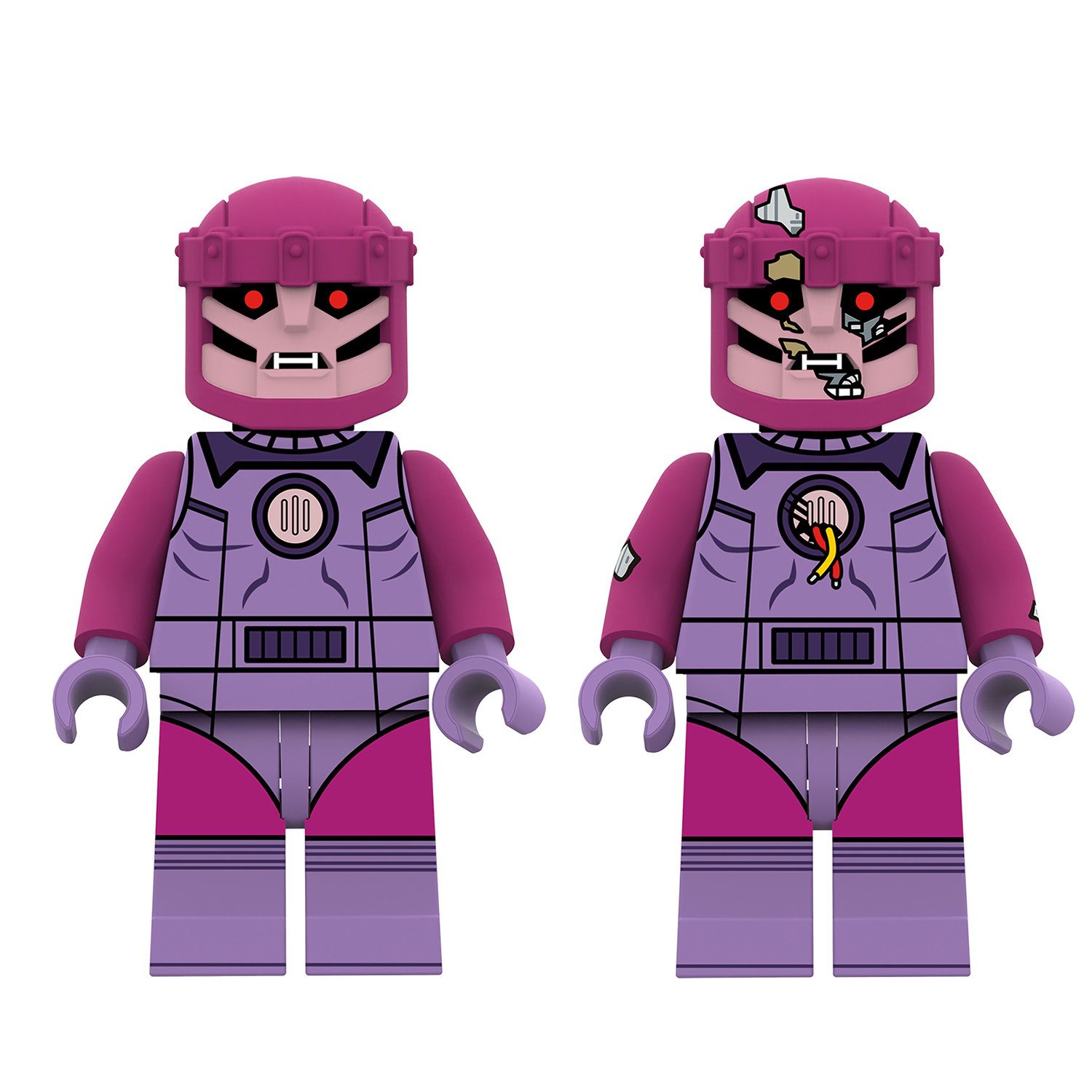 2pcs Big Sentinel Minifigures Lego Compatible The X-Men Set