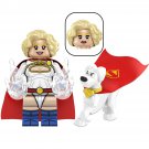 Power Girl Minifigures Lego Compatible Supergirl movie Minifigure