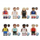 Harry Kane Mbappe Jube Bellingham Vin i Cius Minifigures Lego Compatible World Football Cup Set