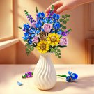 Iris Artificial Flower Bouquet building blocks Toy Lego Compatible Minifigures