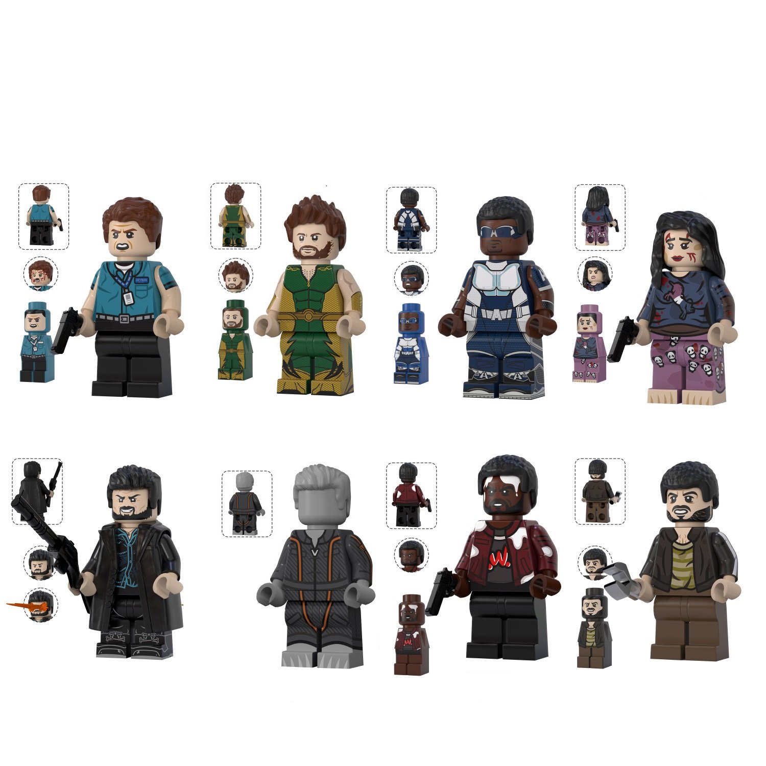 Translucent Mother&acirc;��s Milk Kimiko Miyashir Minifigures Lego Compatible The Boys season 5 Set