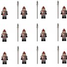 12pcs Westerosi town infantry Minifigures Lego Compatible Game Set