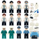 12pcs NY Medical Examiner‌ Minifigures Lego Compatible City Police Set