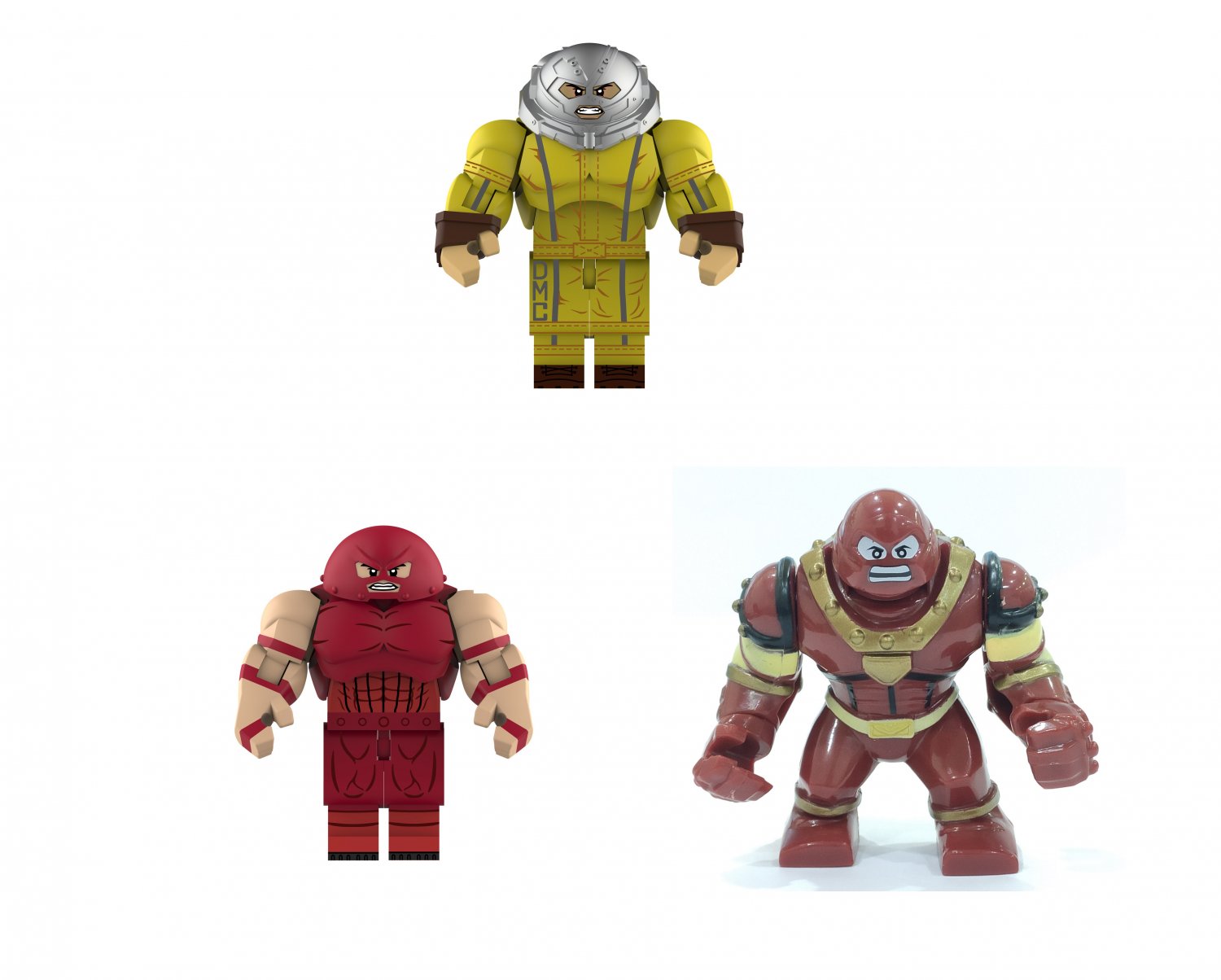3pcs Juggernaut Minifigures Lego Compatible The X-Men Set