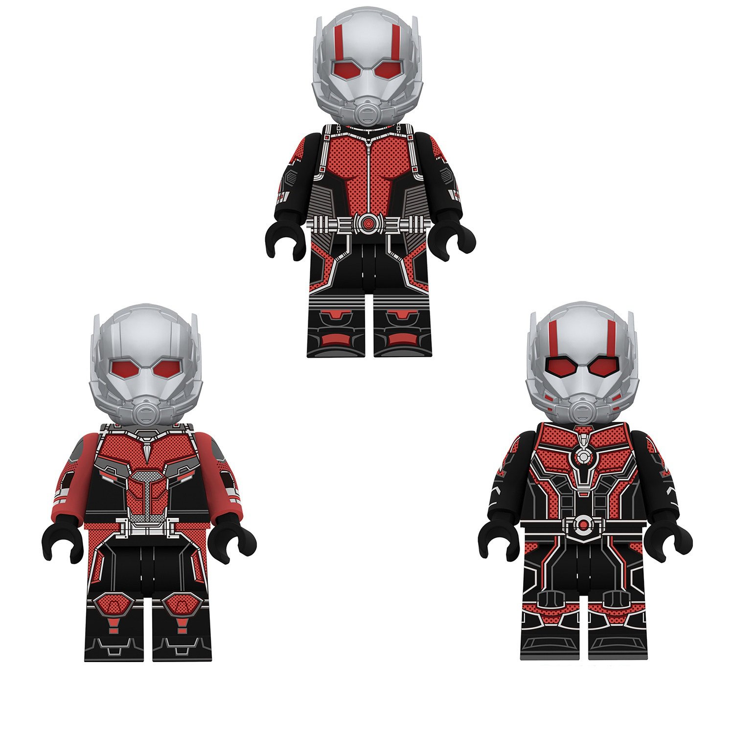 3pcs Giant Ant Man Original Suit Minifigures Lego Compatible Ant-Man movie Sets