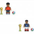 Lamine Yamal VS Mbappe Minifigures Lego Compatible 2026 World Football Cup Set