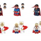 Superman Supergirl Power Girl Ultraman TAS Supergirl Minifigures Lego Compatible Superman Set