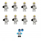 9pcs Clone Trooper Pilot and Thrawn Minifigures Lego Compatible The Mandalorian and Grogu Set