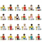 24pcs 2026 Football World Cup player Minifigures Lego Compatible Football Set