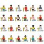24pcs 2026 Football World Cup player Minifigures Lego Compatible Football Set