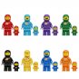 Colorful Space Astronaut and Astronaut baby Minifigures Lego Compatible Star Trek Set