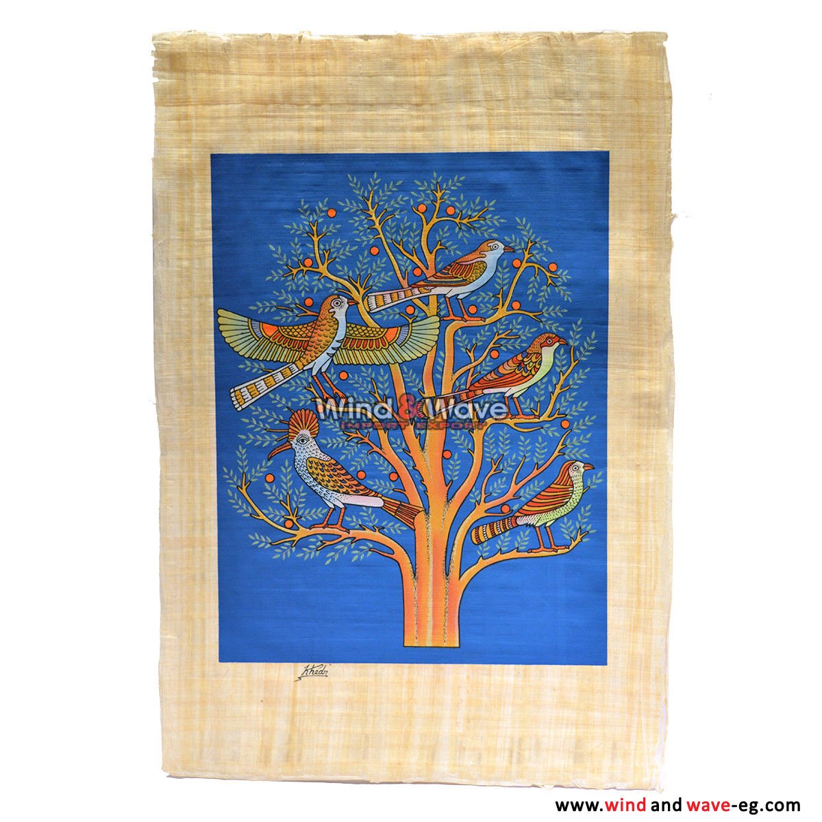 The tree of life Painting Egyptian Original Papyrus