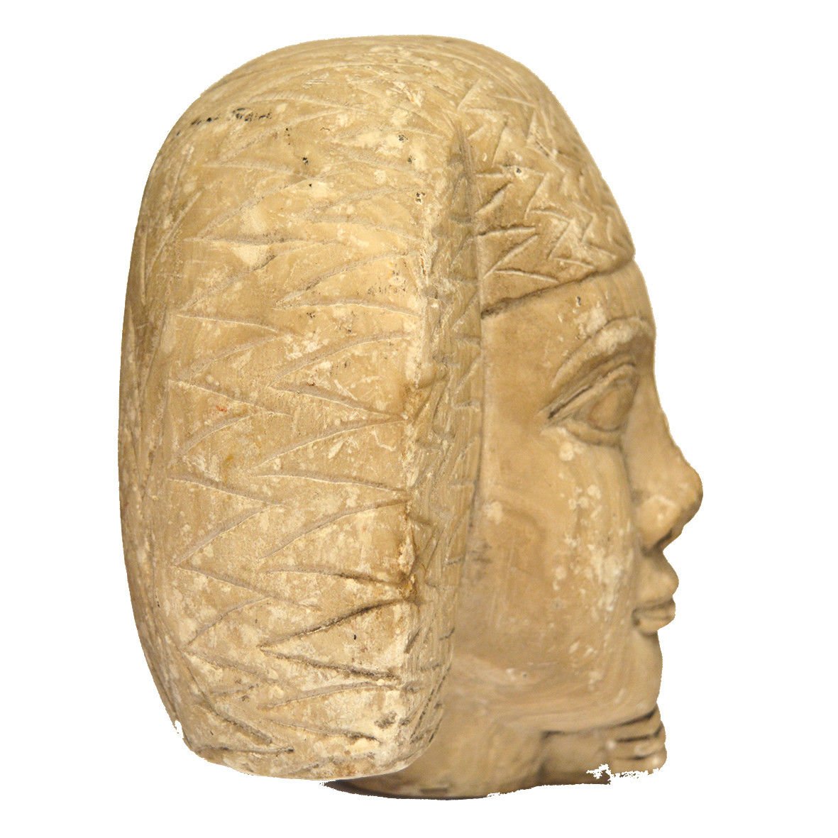 Rare Ancient Egyptian Statue Head Of Amenemhat III (reigned 18181770 BCE)