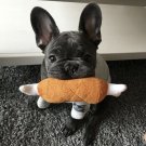 Chicken Bone Plush Squeaky Pet Toy Puppy Dog Interactive Squeaker Sound Play Chew Toys