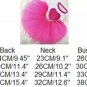 Hot Pink Heart Tutu Skirt Pet Dress XS-L Puppy Dog Cat Lace Princess Valentine's Day Clothes